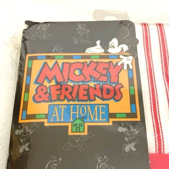 Vtg Wamsutta x Mickey & Friends at Home Denim Mickey Pillowcase 1 Standard USA - Picture 2 of 7